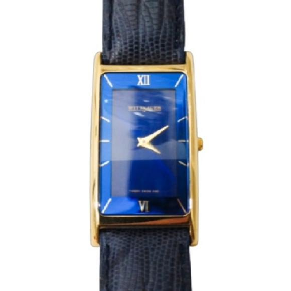 Wittnauer Other - Blue Leather Thin Wittnauer Swiss Quartz Watch